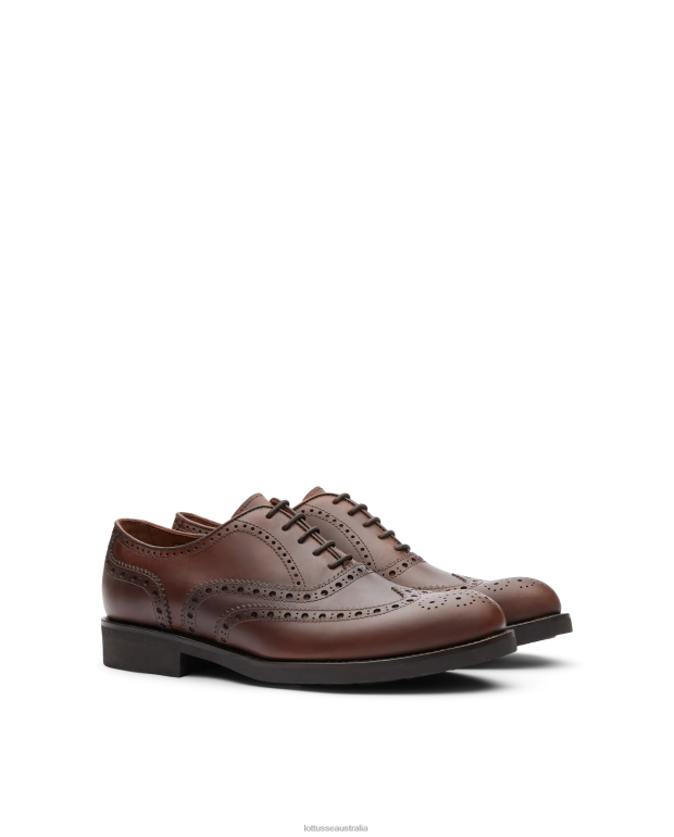 Men Lottusse Footwear Brown NT4PP185 Chelsea Wax Calf Derby